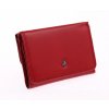 Malá dámská kožená peněženka Cosset 4509 Red Komodo červená