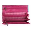 Kožená peňaženka Lagen V-17/D Fuchsia Multi ružová