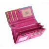 Kožená peňaženka Lagen V-17/D Fuchsia Multi ružová