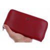 Velká dámská kožená peněženka penál Cosset 4492 Komodo Red