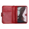 Dámská kožená peněženka Cosset 4494 Red Komodo červená