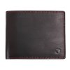 Pánská kožená peněženka Segali 614538 černá červená