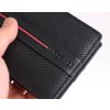 Pánska kožená peňaženka Segali 2783 čierna/červená