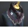 Kožešinový límec ze stříbrné lišky LS270 Silver/Purple