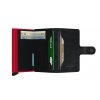 Secrid Miniwallet Veg Black Red Open