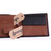 Pánská kožená peněženka Segali 755.139.2007 černá + koňakově hnědý vnitřek