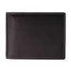 Pánska kožená peňaženka Segali 755.139.2007 čierna + koňakovo hnedé vnútro