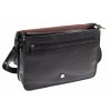 Pánská kožená brašna přes rameno Hexagona 129482 černá