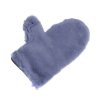 Kožušinová masážna rukavica z králičej kožušiny MAR36 svetlo modrá