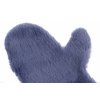 Kožušinová masážna rukavica z králičej kožušiny MAR36 svetlo modrá