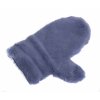 Kožušinová masážna rukavica z králičej kožušiny MAR36 svetlo modrá