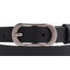 Dámský úzký kožený opasek Penny Belts 2061 černý