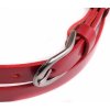 Dámský úzký kožený opasek Penny Belts 2069 červený