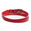 Dámský úzký kožený opasek Penny Belts 2069 červený