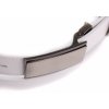 Pánský kožený opasek Penny Belts 3582 bílý společenský s plnou sponou