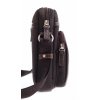 Pánská kožená taška přes rameno Hexagona 299168 hnědá s nylonovými doplňky