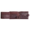 Pánská kožená peněženka Poyem 5223 tmavě hnědá