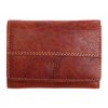 Dámská kožená peněženka Poyem 5225 koňakově hnědá