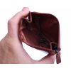 Kožená klíčenka Poyem 5219 koňakově hnědá
