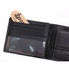 Pánská kožená peněženka Lagen 61178 černá s přepnutím gumičkou