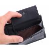 Pánská kožená peněženka Lagen 61178 černá s přepnutím gumičkou