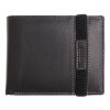Pánská kožená peněženka Lagen 61178 černá s přepnutím gumičkou