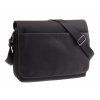 Pánská messenger taška přes rameno Hexagona 296181 černá kůže a nylon