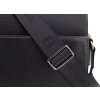 Pánská messenger taška přes rameno Hexagona 296181 černá kůže a nylon
