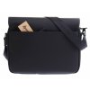 Pánská messenger taška přes rameno Hexagona 296181 černá kůže a nylon