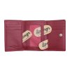 Menší dámská kožená peněženka Segali 7106B vínová