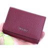 Menší dámská kožená peněženka Segali 7106B vínová