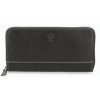 Kožená peněženka penál na zip Poyem 5213 černá