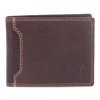 Pánská kožená peněženka Poyem 5205 hnědá