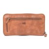 Dámská kožená peněženka na zip Noelia Bolger 5117 koňaková mandala