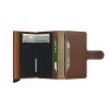 Secrid Miniwallet Saffiano Caramel Open