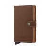 Secrid Miniwallet Saffiano Caramel Front