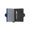 Secrid Twinwallet Optical Blue Titanium Semi Open