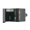 Secrid Twinwallet Carbon Cool Grey Open