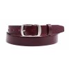 Dámský kožený opasek Špongr 3002 vínově červený