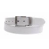 Pánský kožený opasek do obleku Špongr 3502 bílý