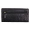 Dlouhá kožená peněženka Poyem 5215 černá