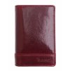 Kožené pouzdro na doklady Lagen V-60 Red červené