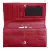 Velká dámská kožená peněženka Lagen 50039 RED rámková červená
