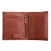 Pánská kožená peněženka Poyem 5207 koňaková