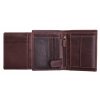 Pánská kožená peněženka Poyem 5207 hnědá