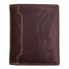 Pánská kožená peněženka Poyem 5207 hnědá