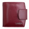 Dámska kožená peňaženka Lagen 50465 vínová