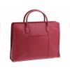 Dámska kožená aktovka Hexagona 462698 červená