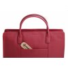 Dámska kožená aktovka Hexagona 462698 červená