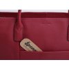 Dámska kožená aktovka Hexagona 462698 červená
